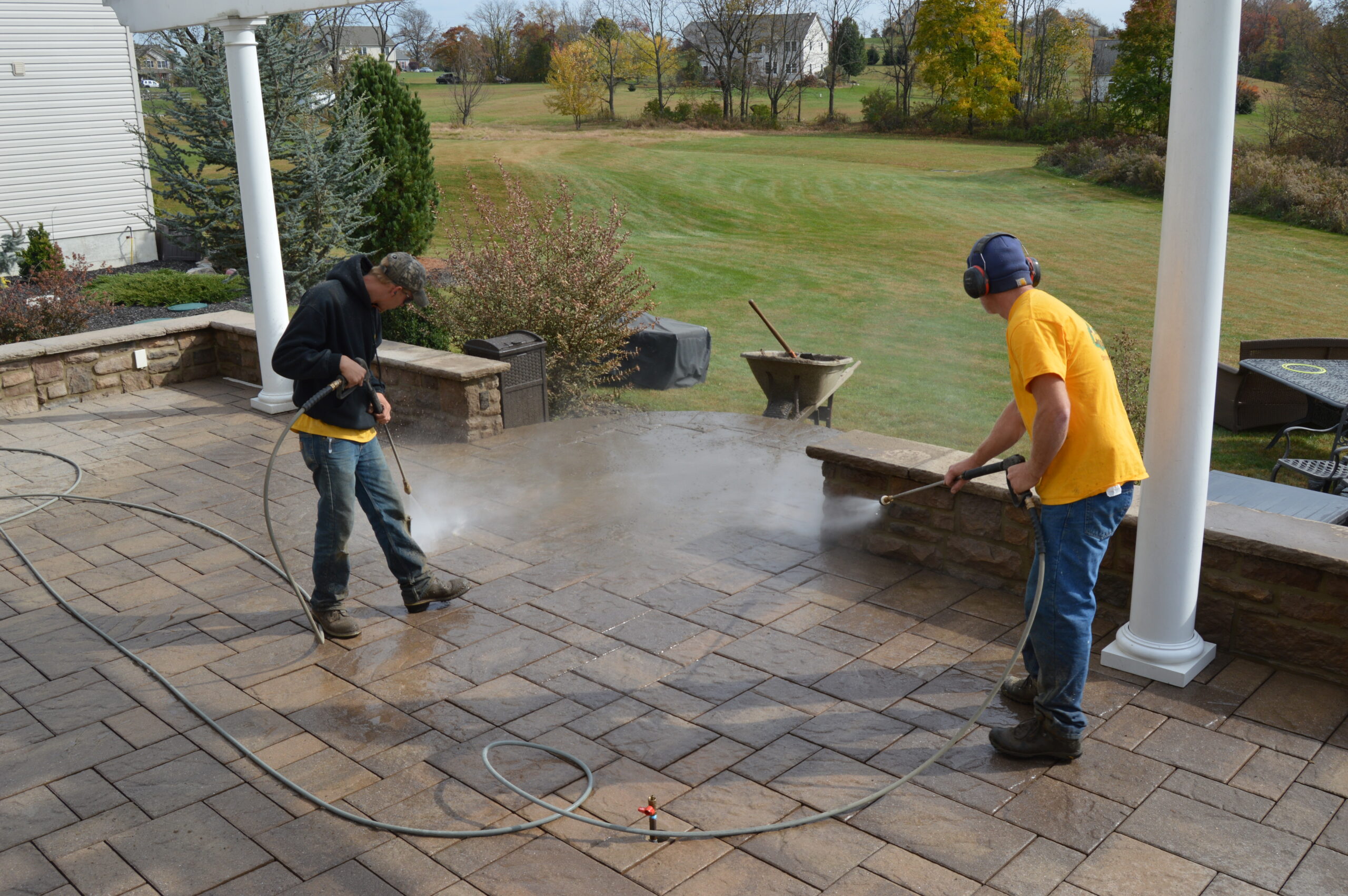 Paver Cleaning & Sealing project 1